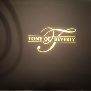 Tony of Beverly Black and Gold Box